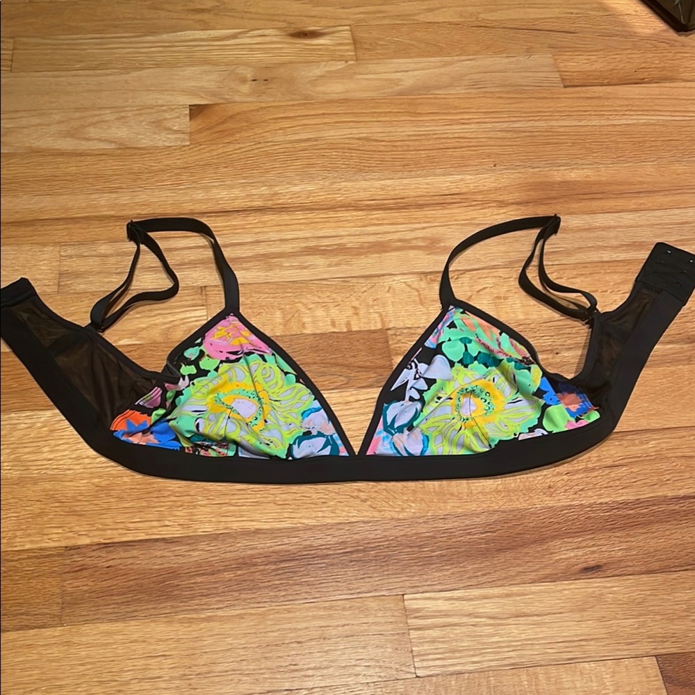 Floral Print Women's Bra